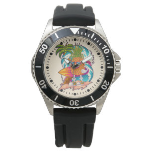 Surfing Pineapple Watch