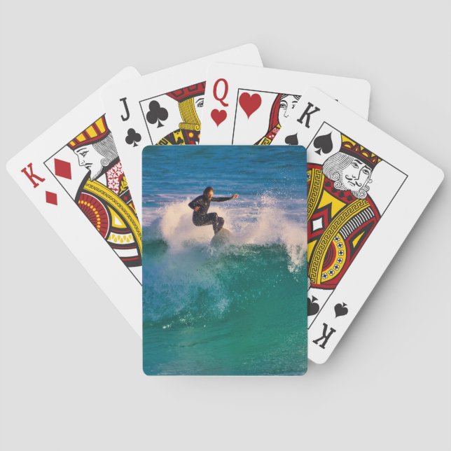 Surfing Poker Cards (Back)