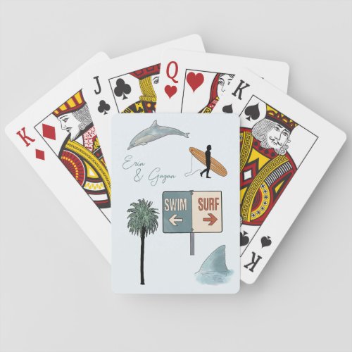 Surfing   poker cards