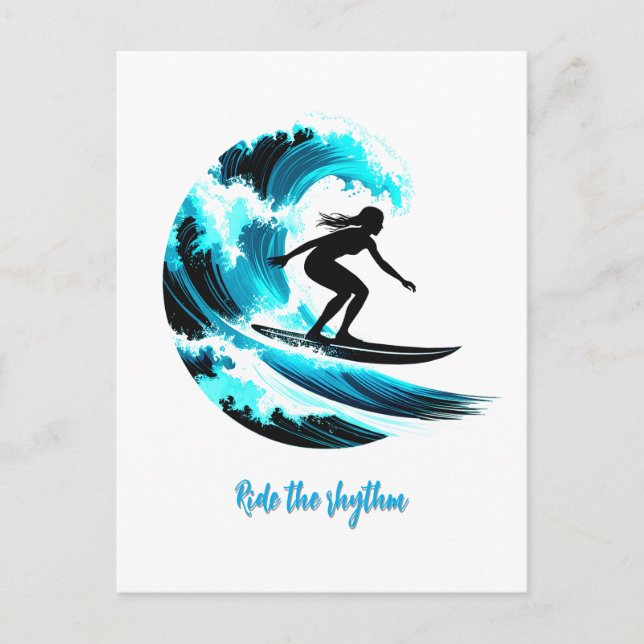 surfing postcard (Front)