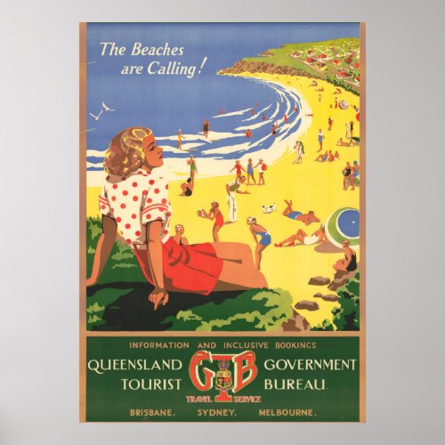 Surfing Resorts _ Australia Poster