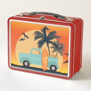 Surfing Retro Lunch Box