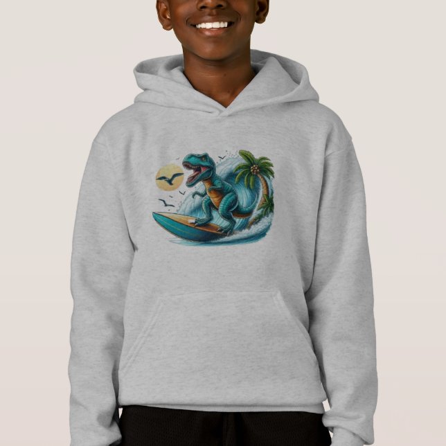 Surfing Rex Hoodie (Front)