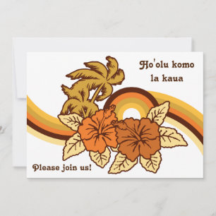 Surfing Safari Luau & BBQ Invitations