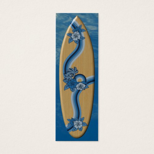 Surfing Safari Surfboard Bookmark Business Cards