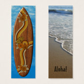 Surfing Safari Surfboard Bookmark (Front & Back)