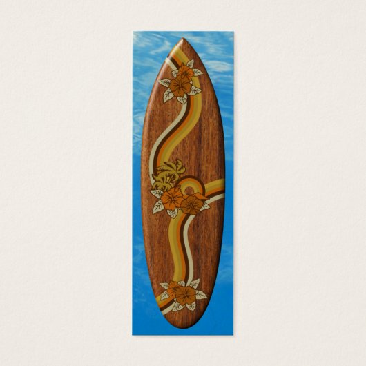 Surfing Safari Surfboard Bookmark (Front)
