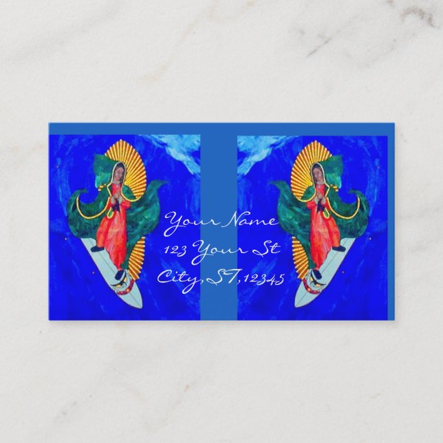 Surfing saints business card (Front)