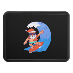 Surfing Santa Hitch Cover