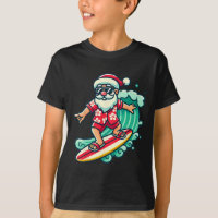 Surfing Santa Tropical Christmas Vacation Xmas In