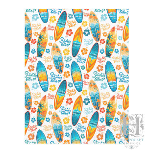 Surfing Scrapbook Paper