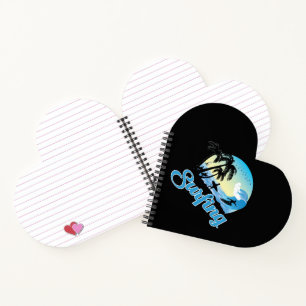 Surfing Sea Beach Notebook