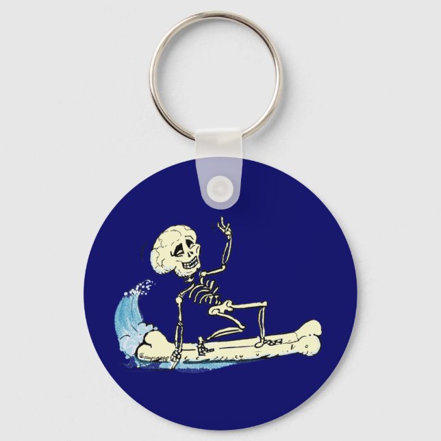 sUrFiNg SkELeToN Keychain (Front)