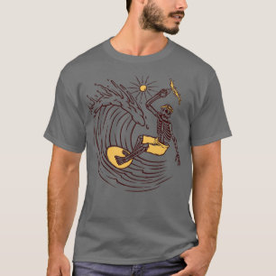 surfing skeleton T-Shirt
