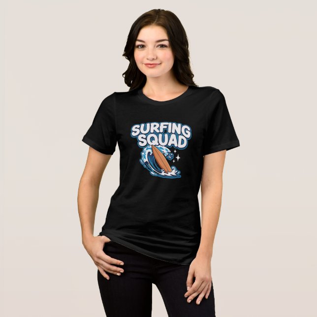Surfing Squad Tri-Blend Shirt (Front Full)