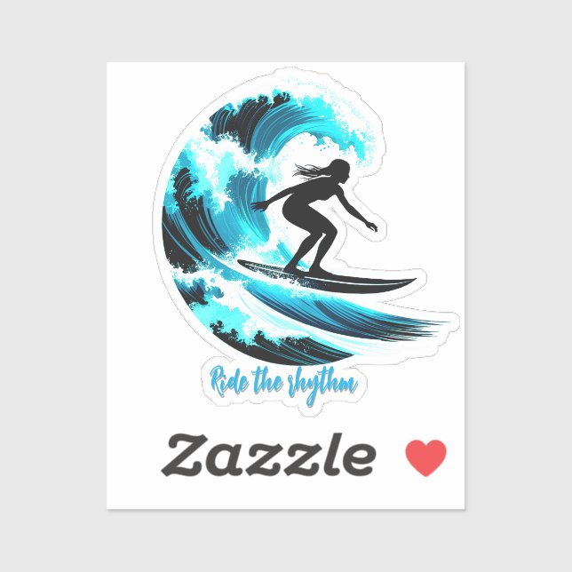 surfing sticker (Sheet)