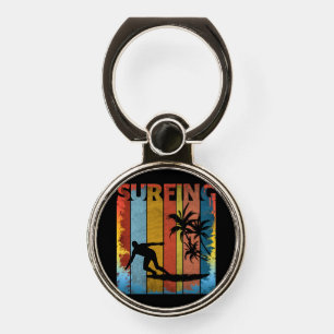 SURFING SUMMER BEACH SURFER PHONE RING STAND