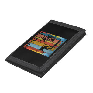 SURFING SUMMER BEACH SURFER TRI-FOLD WALLET