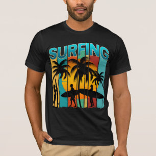 surfing summer surf vacation T-Shirt