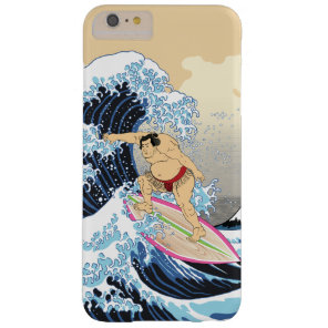 Surfing Sumo Wrestler iPhone case