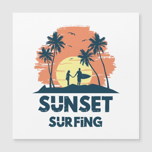Surfing -Sunset Surfing  (Front)