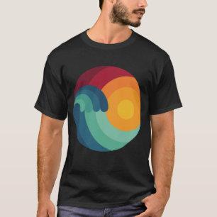 Surfing Surfboard Sunset Kitesurfing Wakeboard Wav T-Shirt