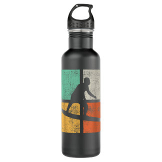 Surfing Surfer Retro Vintage 682 Stainless Steel Water Bottle