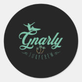 Gnarly sticker | Zazzle