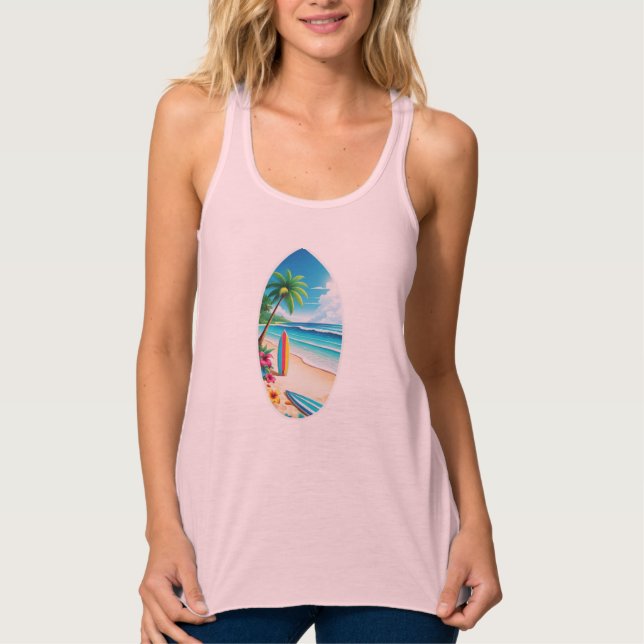 Surfing Tank Top (Front)