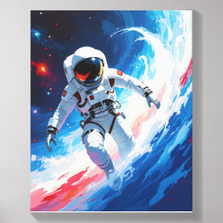 Surfing the Cosmos Canvas Photo Tile