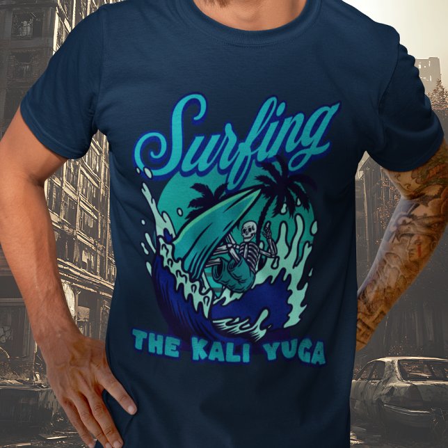 Surfing The Kali Yuga Traditionalist Reactionary T-Shirt (Creator Uploaded)