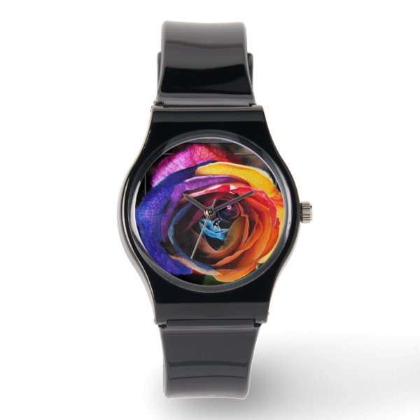 Surfing the Rainbow Rose Watch