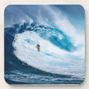 Surfing the Tubes Beverage Coaster