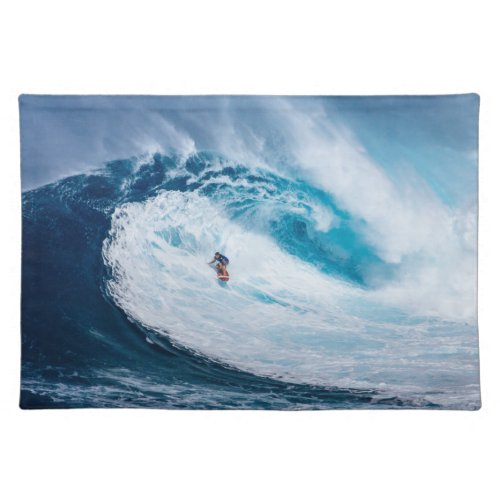 Surfing the Tubes Cloth Placemat