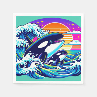 Surfing the Waves Napkins