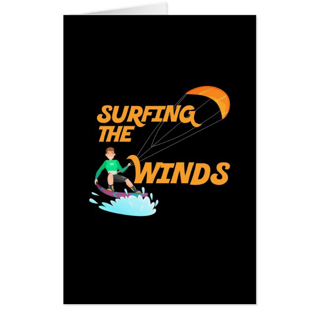 Surfing The Winds Card (Front)