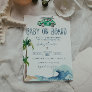 Surfing Theme Baby Shower Invitation Beach Baby