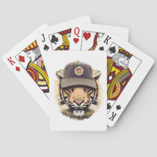 Surfing Tiger Poker Cards