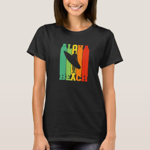 Surfing Tropical Island Hawaii Summer Holiday Surf T-Shirt