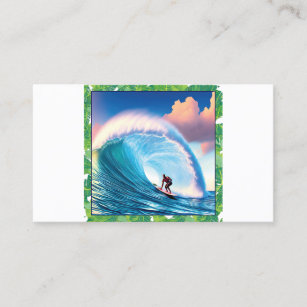 Surfing Tropical Waves Business Card