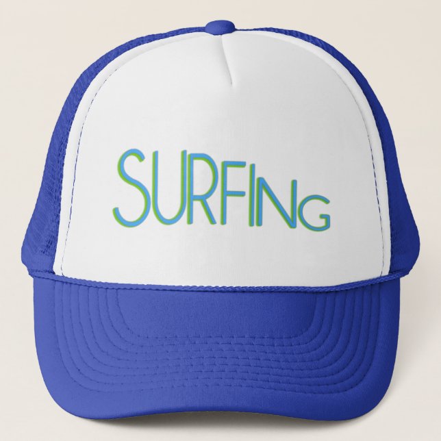 Surfing Trucker Hat (Front)