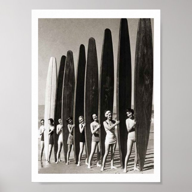 Surfing USA with The Long Board on Poster (Front)