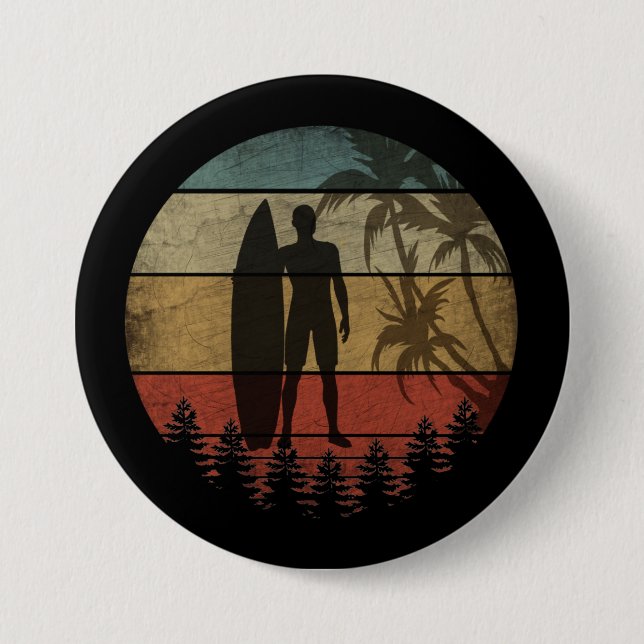 SURFING VINTAGE BUTTON (Front)