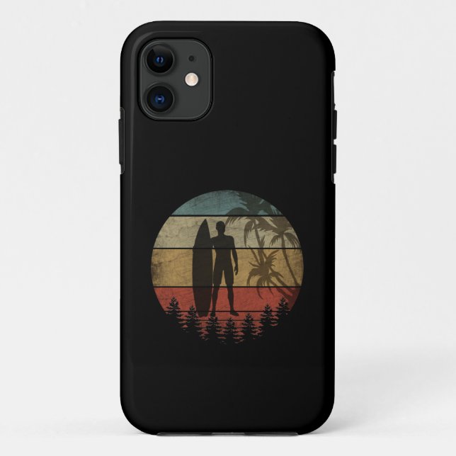 SURFING VINTAGE Case-Mate iPhone CASE (Back)