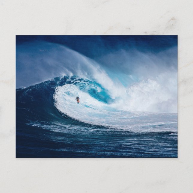 Surfing Wave Postcard (Front)