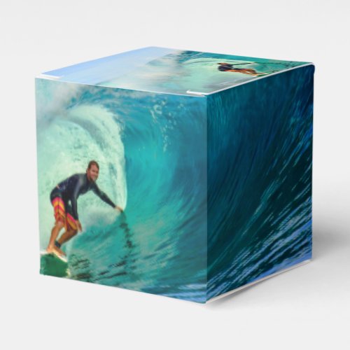 Surfing Wave Rider Party Favor Boxes