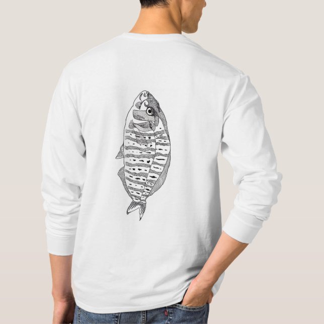 Surfperch Long Sleeve T-Shirt (Back)