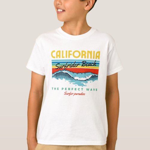 Surfrider Beach California Cute Gift T_Shirt