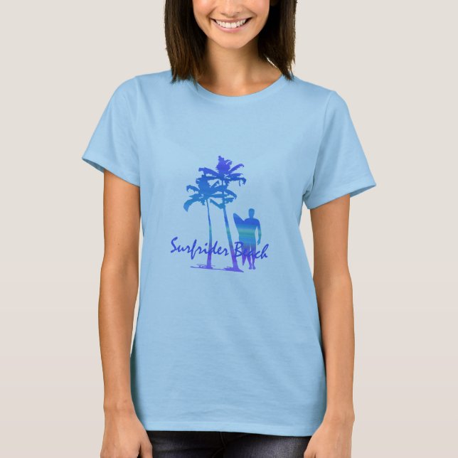 Surfrider Beach Ladies T-Shirt (Front)