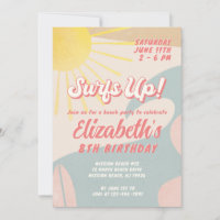 INSTANT DOWNLOAD EDITABLE Surf's up Birthday 2 